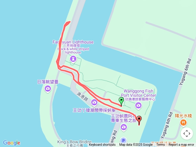 芳苑漁港走走