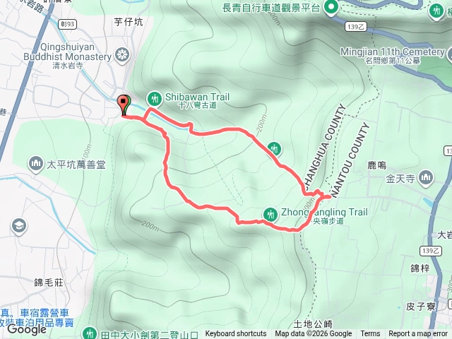 214回 O型 埤斗二峰 回程 十八彎古道預覽圖