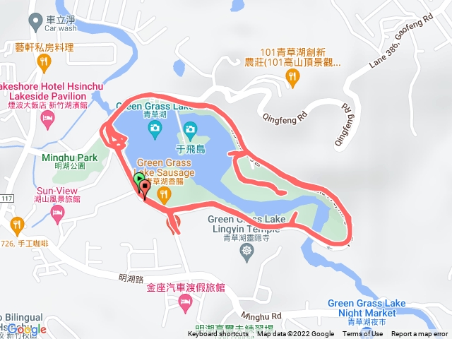 環青草湖夜跑