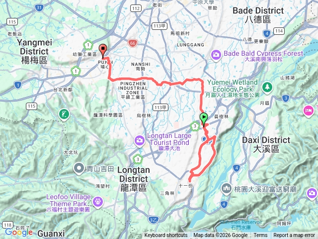 20260305 大溪落羽松大道 石門大圳自行車道 石門大圳水岸綠廊 埔心車站 UBike騎行預覽圖
