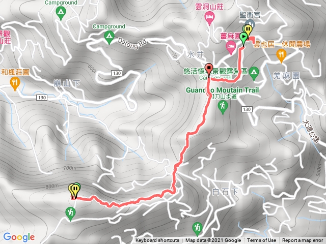 關刀山 出關古道