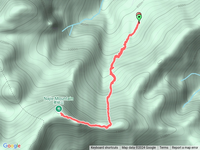 嘎色鬧上那結山