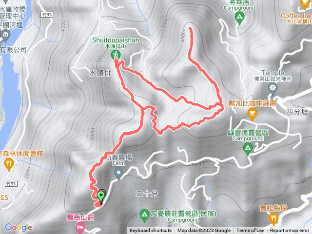 2023-5-29橫山五連峰-薯園山、鎮石山、毬子山、田寮山、水頭排山