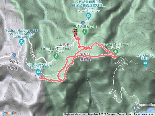 20220731麟趾山、鹿林山、鹿林前山O型環走