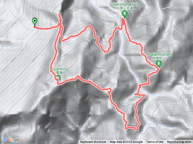 2023-02-08 加哈縱走(東南峰+大坪山)