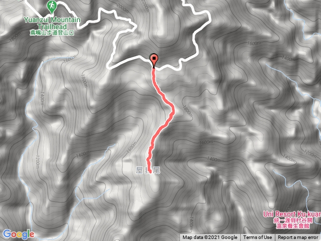 屋我尾山（大雪山31.2k來回）