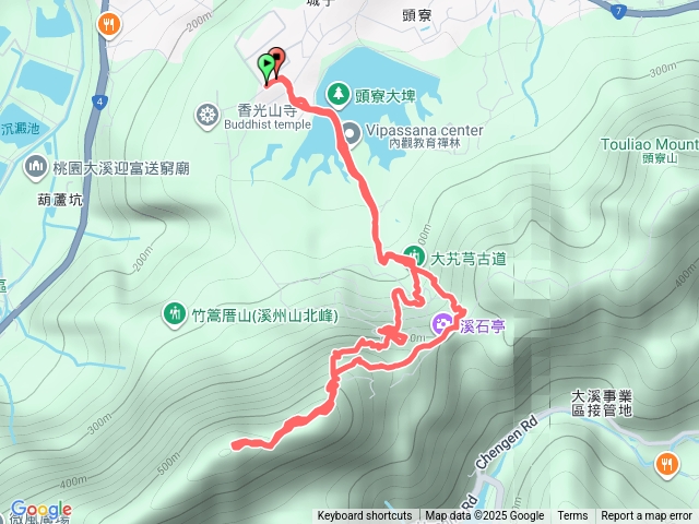 大艽芎古道上溪洲山