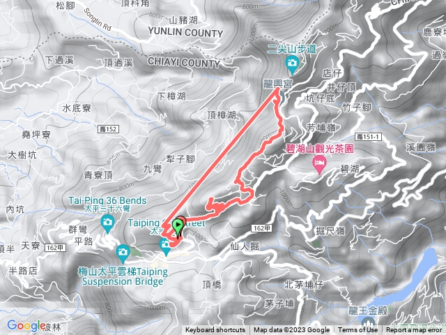 二尖山走錯路啦~~