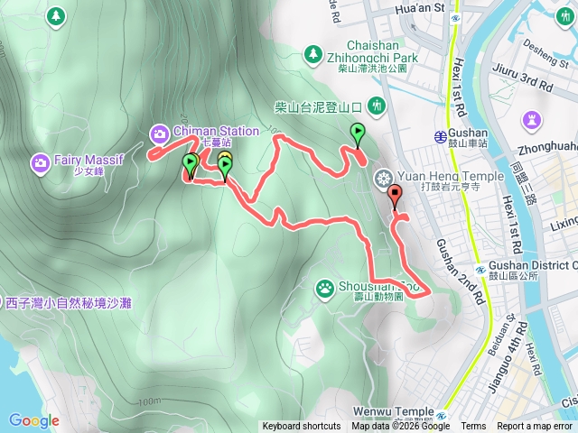 元亨寺-七蔓-動物園方向下山預覽圖