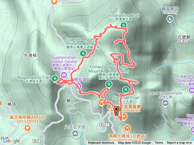 20250112觀音山-二尖駱駝嶺北橫古道預覽圖