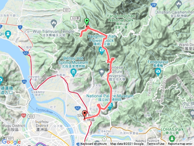 大屯服務站二子坪步道(一個人的二子坪)