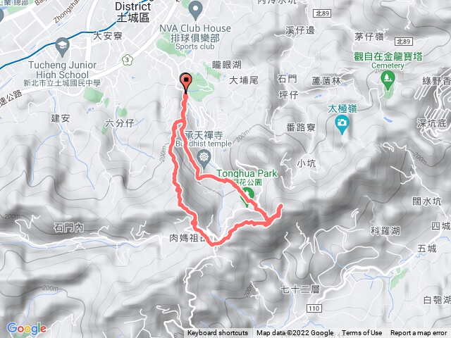 土城火焰山到天上山