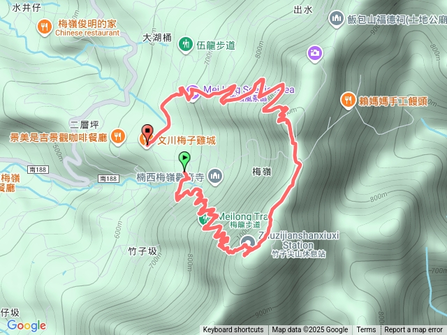 竹子尖山（梅龍上梅峰下）