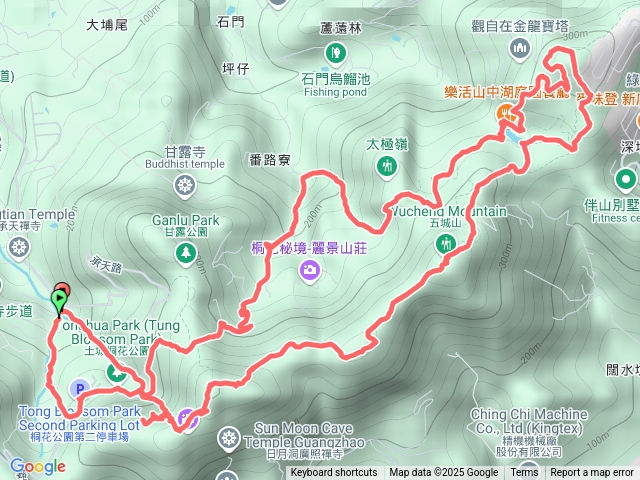 天上山-山中湖-文筆山-賞螢步道微笑山線