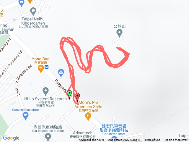 公館山脚力訓練