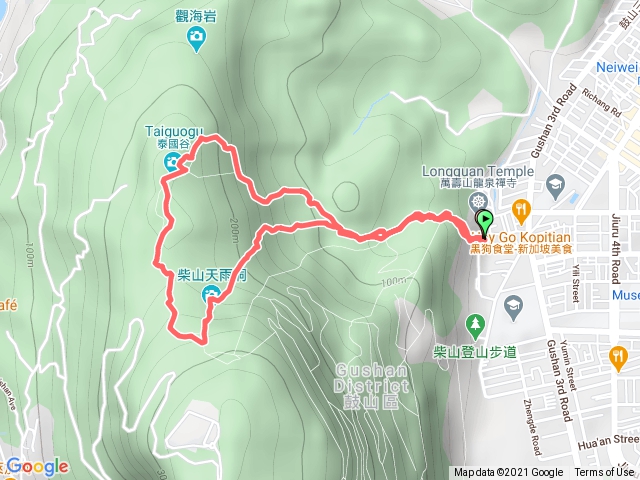 北柴山~泰國谷/一簾幽夢/天雨洞環狀