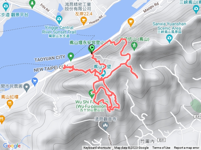 三峽鳶山路徑兜兜轉