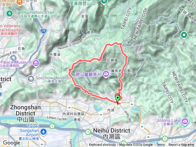 內湖愛心縱走預覽圖