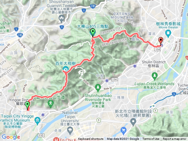 鶯樹縱走