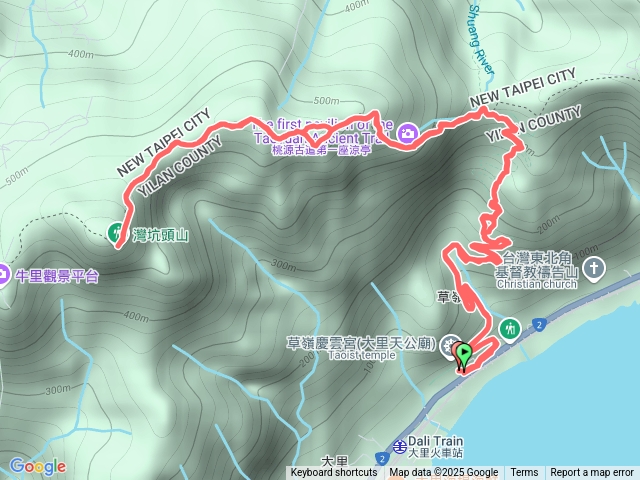草嶺古道、灣坑頭山