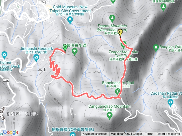 黃金盛典．金瓜石藝術縱走黃金盛典．金瓜石藝術縱走-半屏山線202408210853