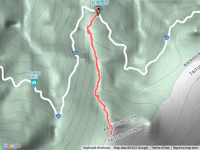 塔關山登山步道