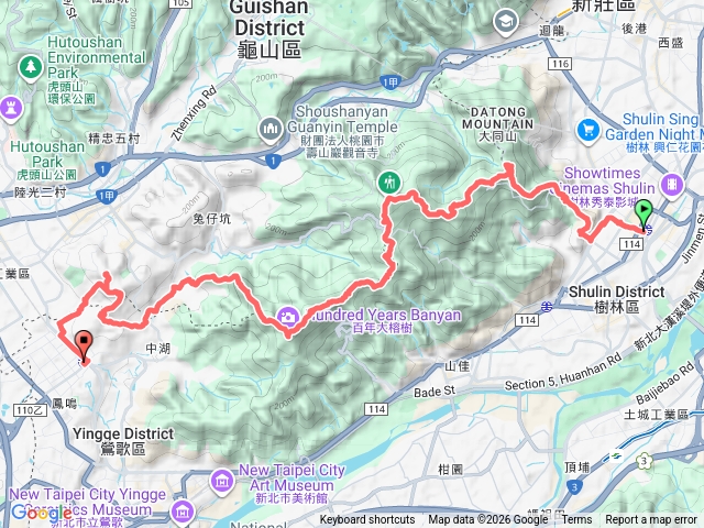 新北樹鶯郊區縱走行程 : 樹鳳縱走。(十二連峰)預覽圖