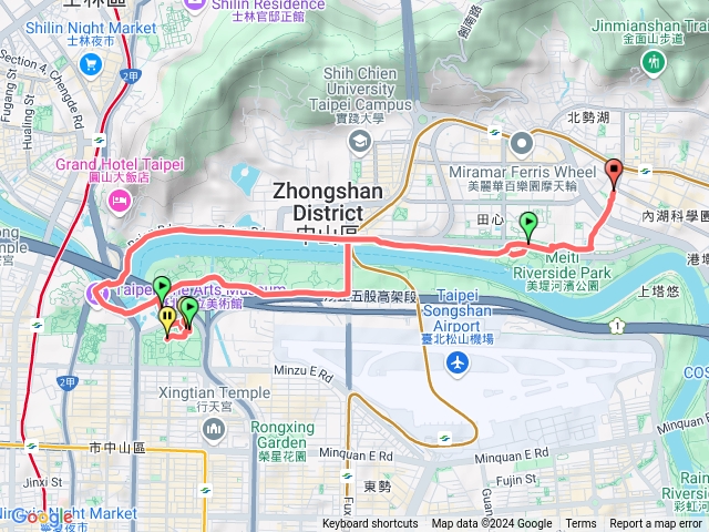 美堤河濱公園台北典藏植物館