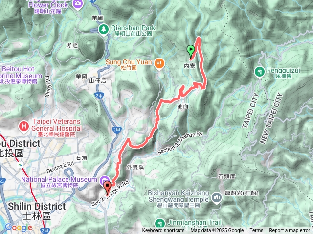 內寮-內雙溪古道-坪頂古圳-圳仔頭自然步道-狗殷勤步道-故宮預覽圖