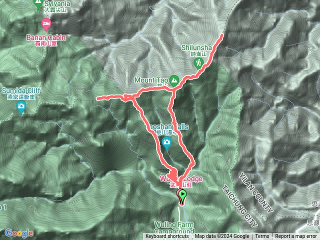 一日三秀 到新達山屋 逆走