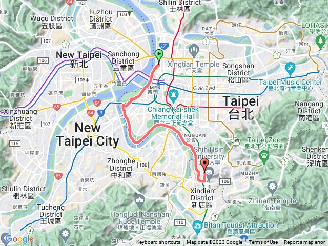 2023年臺北大縱走：尋寶任務臺北大縱走第八段：捷運動物園站至捷運關渡站[河濱自行車道]20230702190042