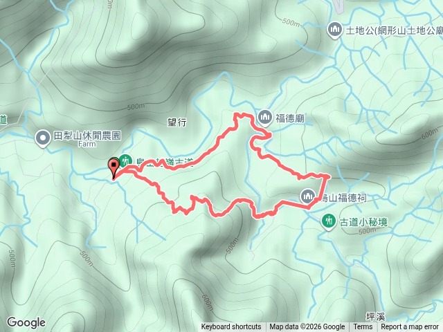 烏山越嶺古道環走預覽圖