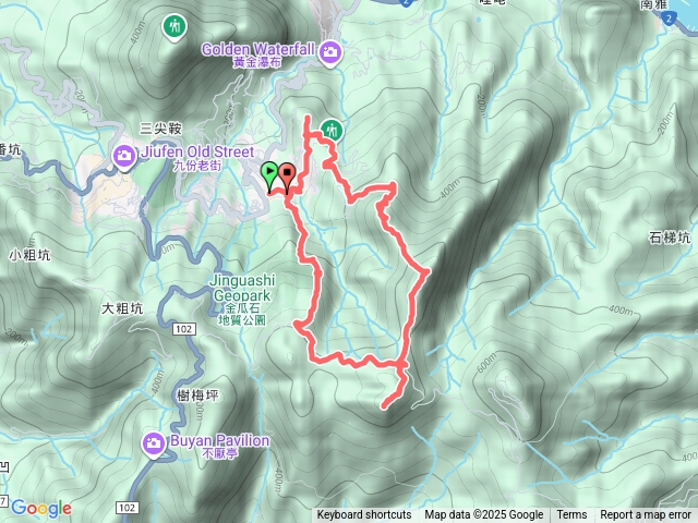 茶壺、半屏、燦光寮山縱走（金瓜石進出）