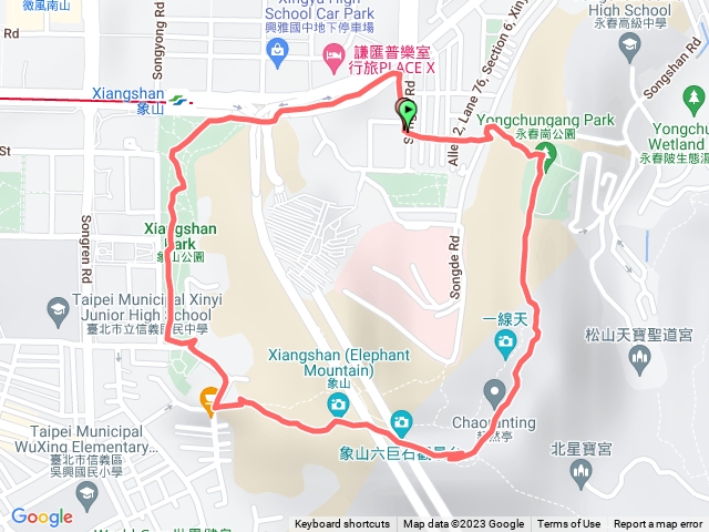 「步道悠遊」象山親山步道O型（顏進捷出）