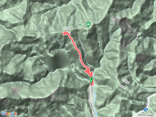 池有山登山步道，武陵山莊，武陵橋，池有山登山口，三叉營地，石瀑，池有山，池有名樹