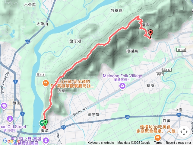 旗靈縱走（第一登山口-靈山橋頭福德祠