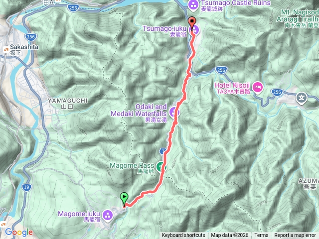 馬籠宿至妻籠宿之中山道