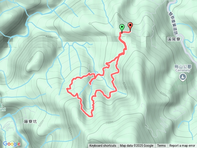 藤寮坑古道-溪尾寮古道-鯊魚岩洞O型2025.01.21預覽圖