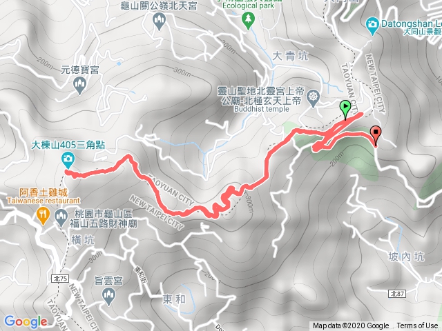 青龍嶺＞大棟山