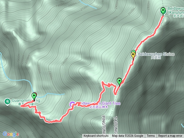 北大武山步道健走D2-20260104