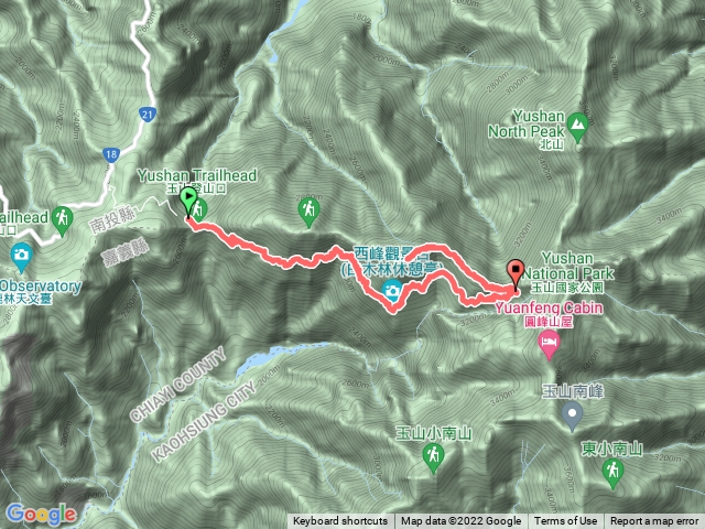 D1塔塔加排雲玉山西峰 20220318