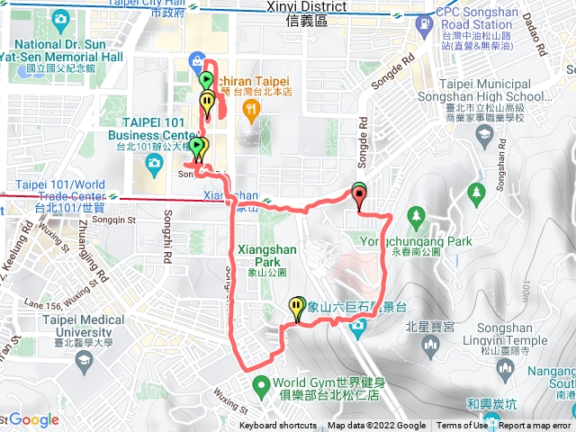 信義百貨象山走透透
