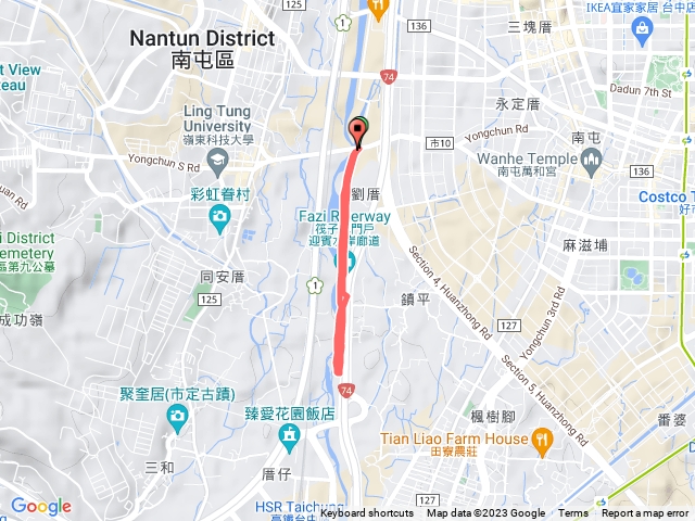 台中南屯 筏子溪門戶迎賓水岸廊道