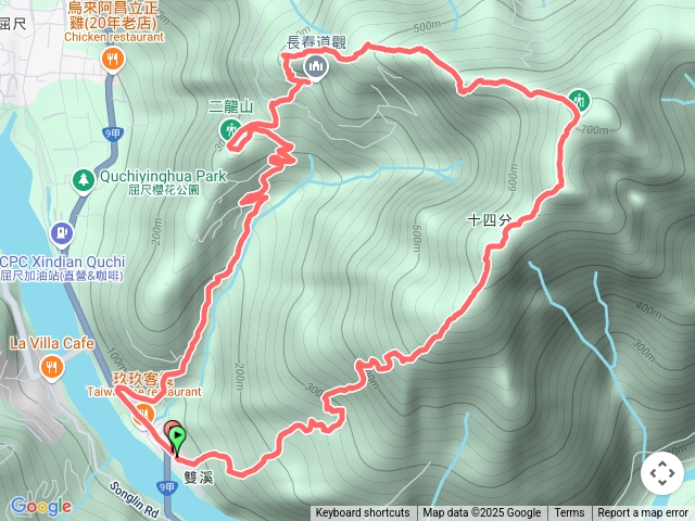 直潭山，二龍山