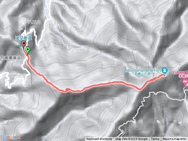 凌空廊道 大混山 李棟山蹤走 ( 20230917)