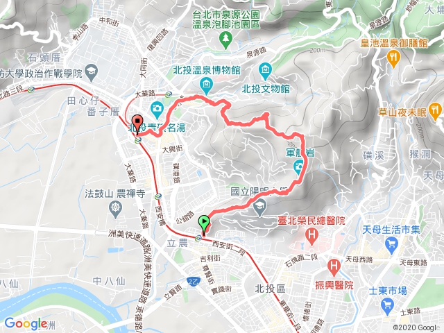北投軍艦岩縱走