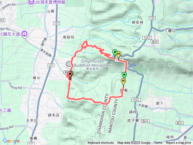 社頭清水巖5峰入口至秦天崗-7100