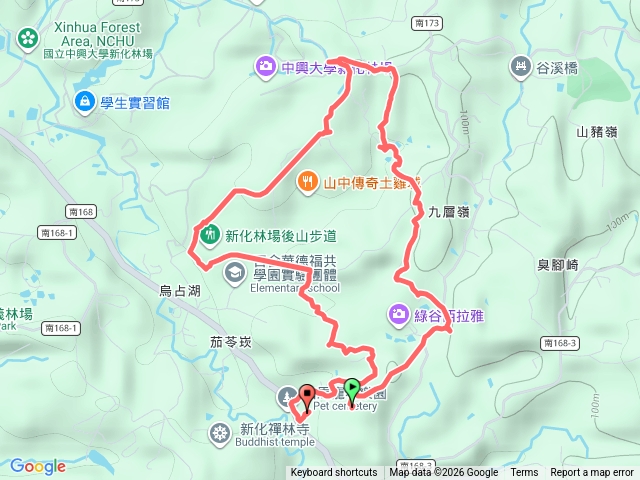 中興林場後山慈惠堂起