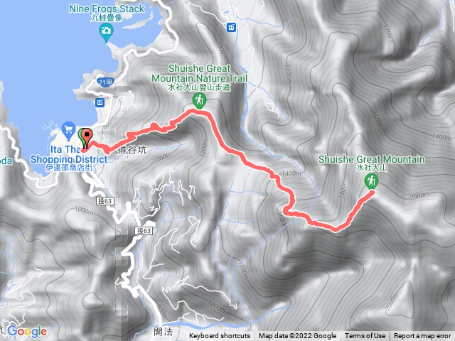 水社大山二刷（昨天泳渡）