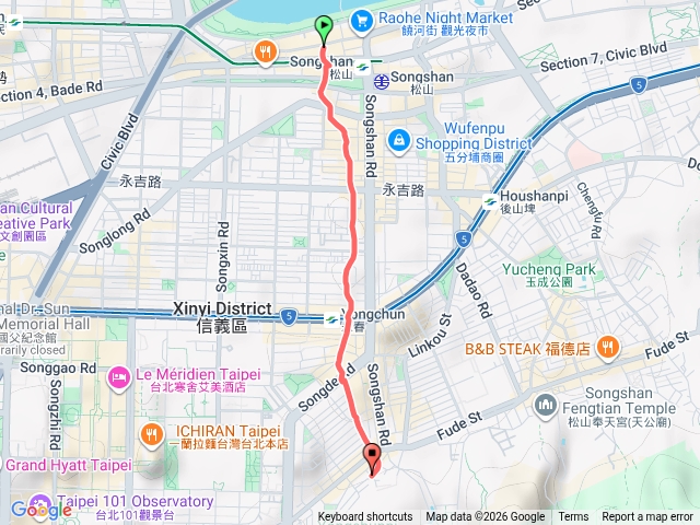 虎林街(饒河街到信義路六段)